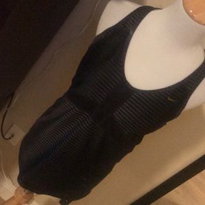 Nike Striped Dri-fit racerback with built it bra